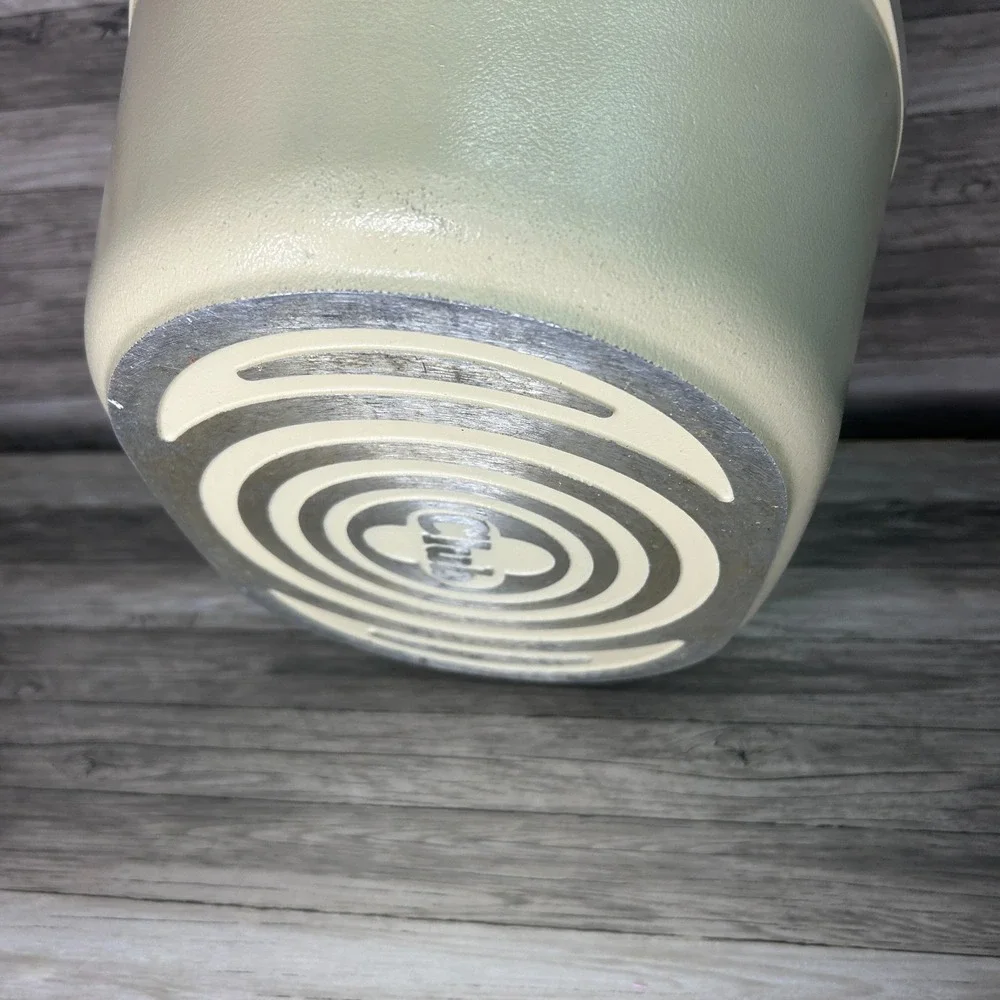 Vintage Club Oval Turkey Roaster Aluminum Dutch Oven Yellow